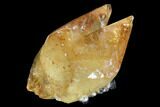 Golden, Twinned Calcite Crystals With Sphalerite - Elmwood Mine #103943-1